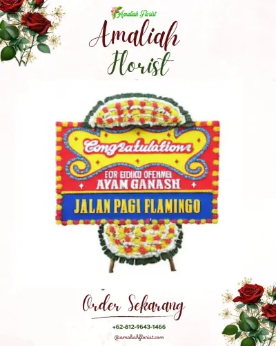 Bunga Papan Congratulation di Bakunase Dua